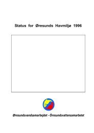 Status for Ãresunds HavmiljÃ¸ 1996 - Ãresundsvandsamarbejdet