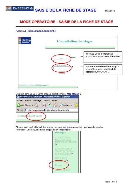 Mode opÃ©ratoire fiche de stage_v1.2 - Enseeiht