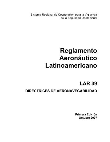 Reglamento AeronÃ¡utico Latinoamericano - ICAO