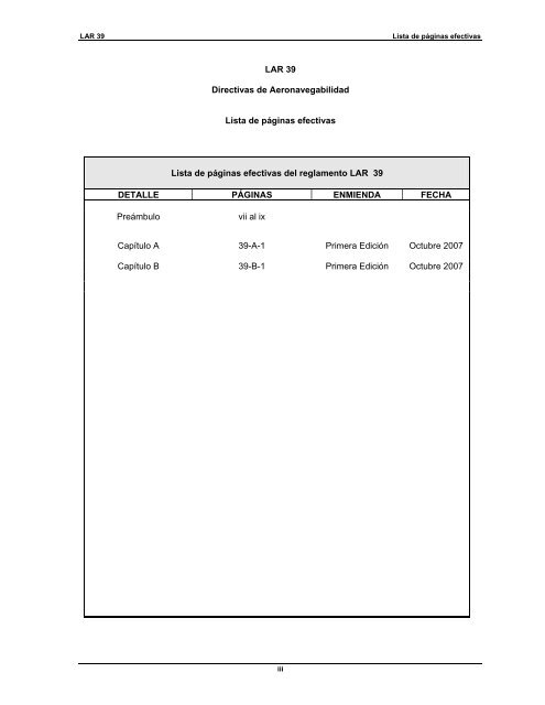 Reglamento AeronÃ¡utico Latinoamericano - ICAO