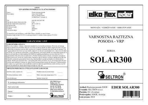 SOLAR300 - Seltron
