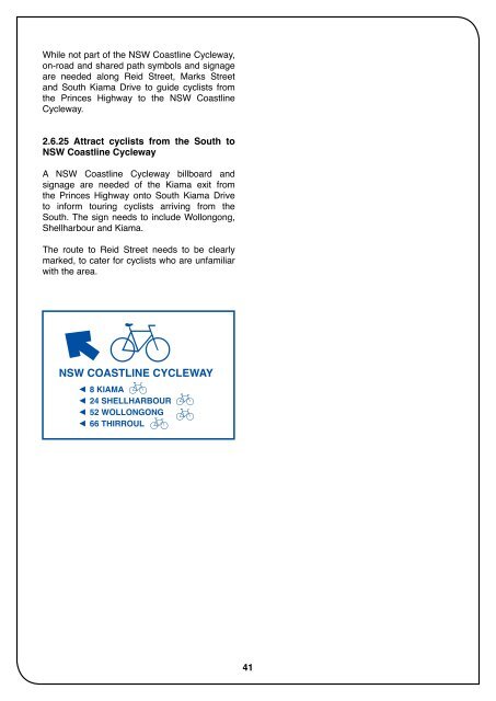 NSW Coastline Cycleway 2010 Illawarra Survey - Healthy Cities ...