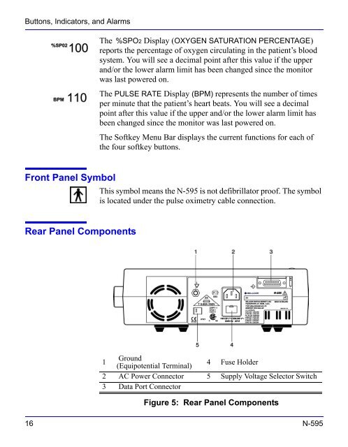 Nellcor OxiMax N595 Home Use Guide