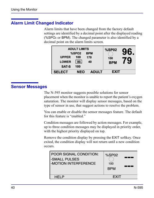 Nellcor OxiMax N595 Home Use Guide