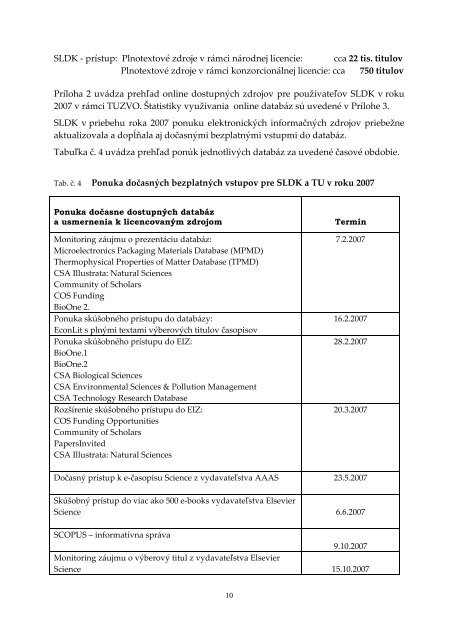 Pridelen 2004 - SLDK - TechnickÃ¡ univerzita vo Zvolene