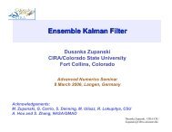 Ensemble Kalman Filter - Cosmo