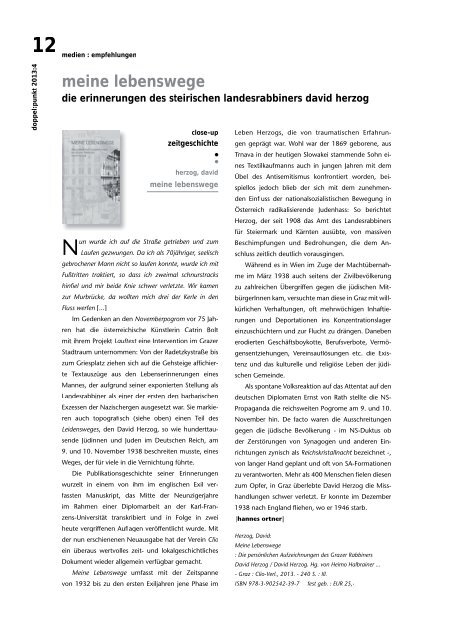 finden Sie die Ausgbabe als PDF! - Lesezentrum Steiermark