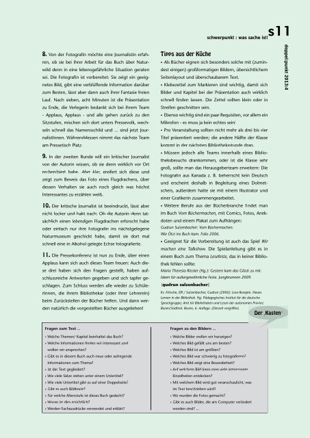 finden Sie die Ausgbabe als PDF! - Lesezentrum Steiermark