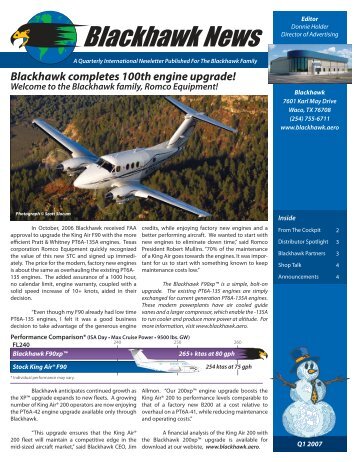 Blackhawk News Q1 2007 (.PDF) - Blackhawk Modifications, Inc.