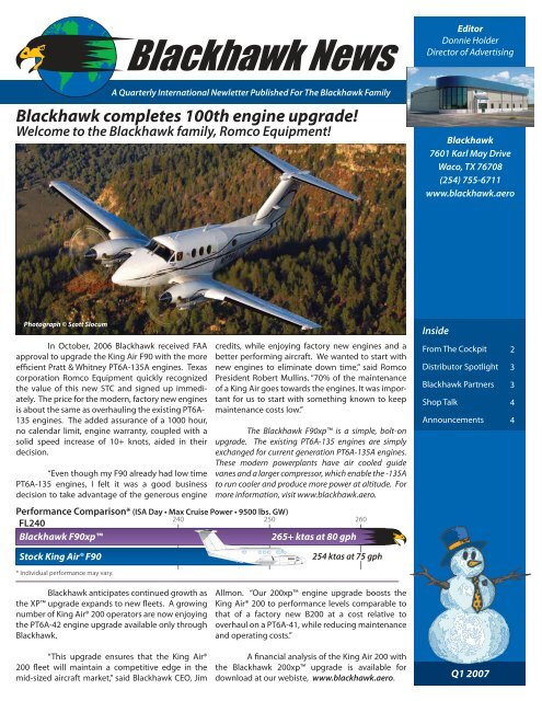 Blackhawk News Q1 2007 (.PDF) - Blackhawk Modifications, Inc.