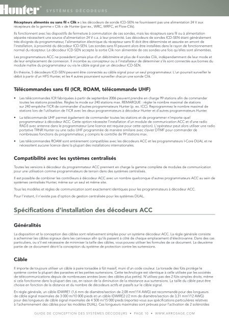 Decoder Design Guide - Hunter Industries