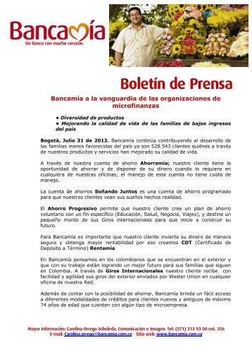 BOLETIN PROD_SERV.pdf - BancamÃ­a