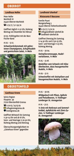 Naturparkteller 2011 - Naturpark Schwäbisch Fränkischer Wald