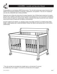 Crib Bed Assembly Instructions Bellini