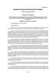 Sistema Peruano de InformaciÃ³n JurÃ­dica - Spij - Ministerio de Justicia