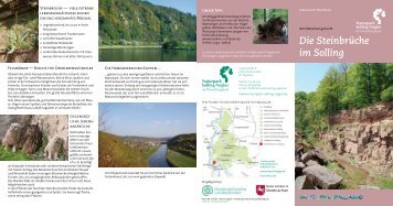 Die Steinbrüche im Solling - Naturpark Solling-Vogler