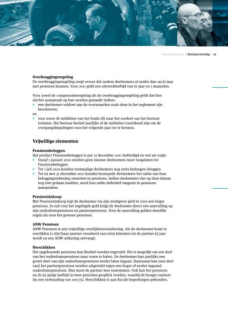 Jaarverslag 2011 - Pensioenfonds Metaal en Techniek