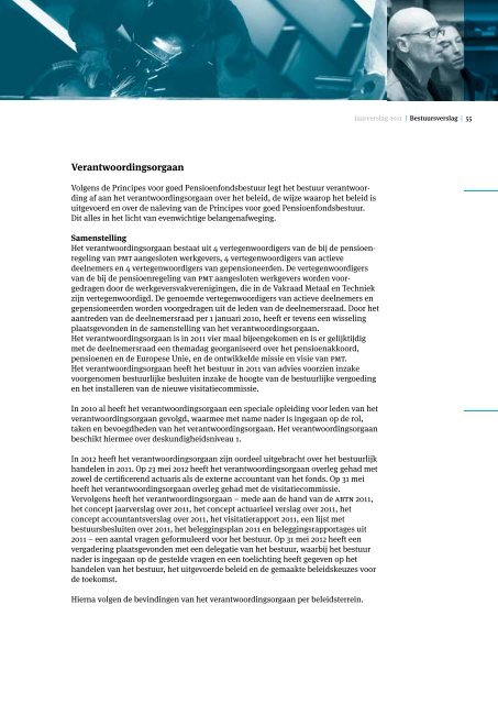 Jaarverslag 2011 - Pensioenfonds Metaal en Techniek