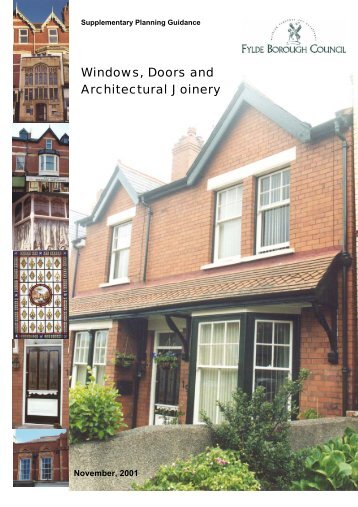 Windows, Doors and Architectural Joinery - Fylde Borough Council