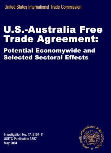 US International Trade Commission - Understanding Dairy Markets