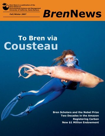 BrenNews Cousteau - Bren School of Environmental Science ...