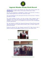 Jagorawi Member Breaks World Record - Jagorawi Golf & Country ...