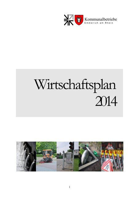 Wirtschaftsplan 2014 - Kommunalbetriebe Emmerich am Rhein