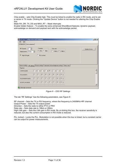 nRF24LU1 Development Kit User Guide