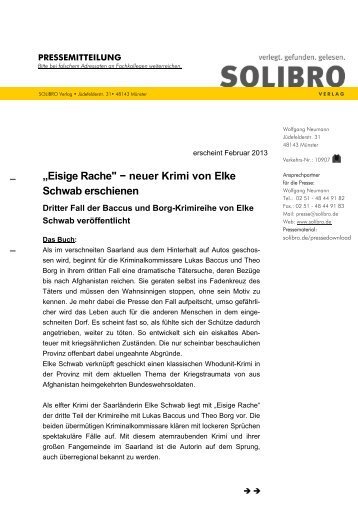 Pressemitteilung - Solibro Verlag