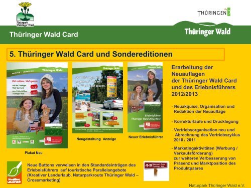 Geschäftsbericht 2011 - Naturpark Thüringer Wald