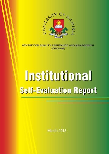 Institutional Self-Evaluation Report - University of Namibia