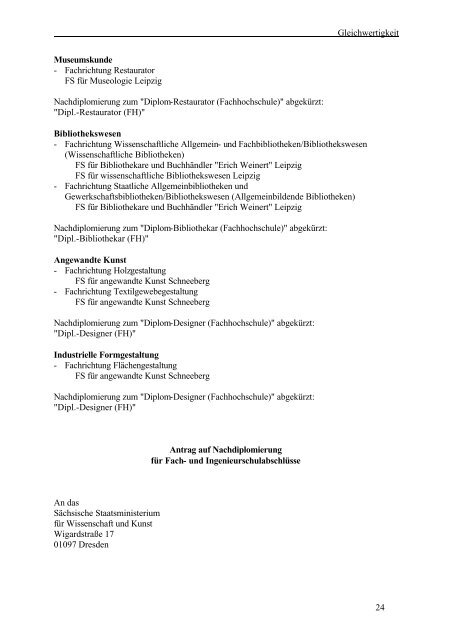 Bekanntmachung [Download,*.pdf, 0,04 MB] - Studieren in Sachsen