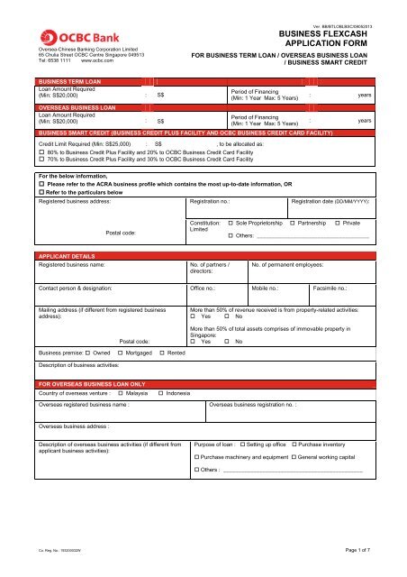 Business Credit Application Template from img.yumpu.com