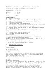 Protokoll zur Gemeindevertretersitzung vom 03.03.2004 - Negast