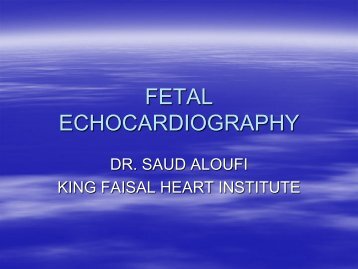 FETAL ECHOCARDIOGRAPHY - RM Solutions