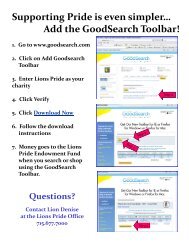 to download (PDF) instructions on using GoodSearch - Lions Pride ...