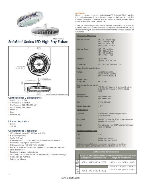 MDTFHZCHB001MX_H_SafeSite LED High bay Fixture - Dialight