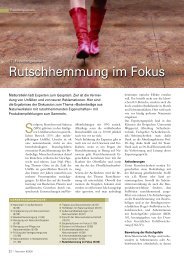 Rutschhemmung im Fokus - Naturstein-Gutachten