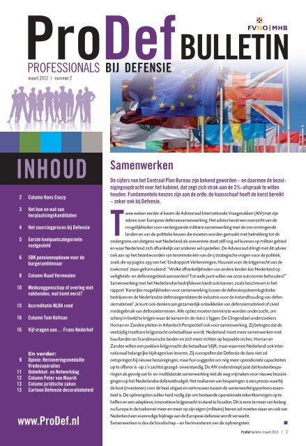 Hoe verloopt het sourcing-proces bij Defensie? - ProDef