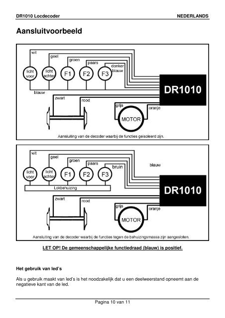 DR1010 Locdecoder 1,5 AmpÃ¨re / 5 Functies ... - Digirails