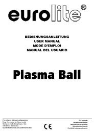 Plasma Ball user manual