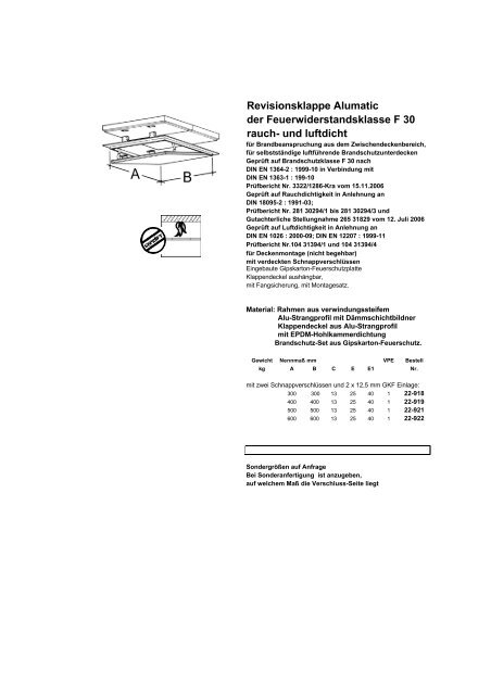 mit Brandschutz