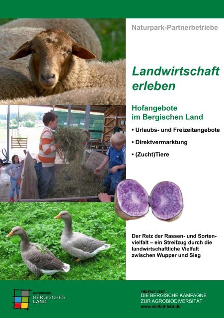 Landwirtschaft erleben - Naturpark Bergisches Land