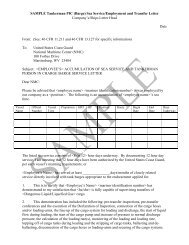 Sample Sea Service Letter for Tankerman (PIC ... - The River School