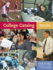 College Catalog 2010-2011 - Holyoke Community College