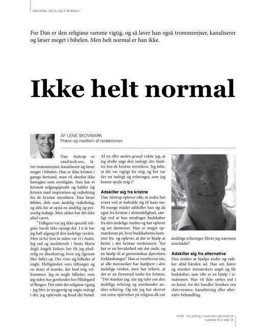 Er du helt normal? - IKON - Danmark