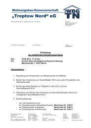 05/2013 Einladung zur Vertreterversammlung am 25.06.2013