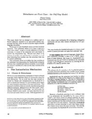 Metaclasses are First Class : the ObjVlisp Model Abstract 1 The ...