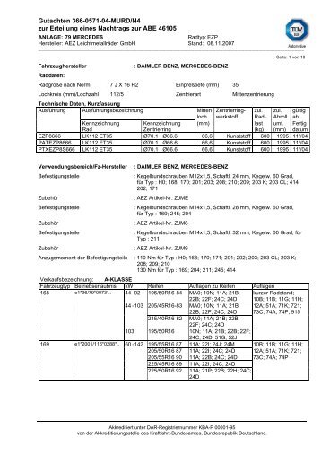 Gutachten 366-0571-04-MURD/N4 zur Erteilung eines Nachtrags ...