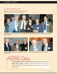 Alumni Day - Mechanical, Materials and Aerospace Engineering ...